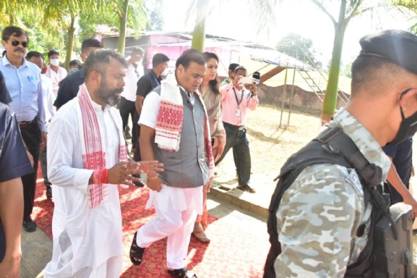 CM Dr Sarma visit to Gomdhar Konwar Memorial Garden