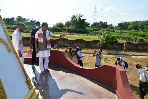 CM Dr Sarma visit to Gomdhar Konwar Memorial Garden