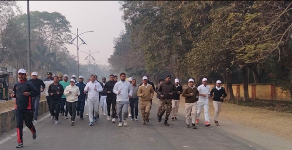Organized Run for Road Safety under Road Safety Week