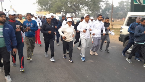 Organized Run for Road Safety under Road Safety Week