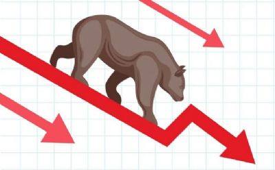 शेयर बाजार में भारी गिरावट, सेंसेक्स 65 हजार से नीचे लुढ़का