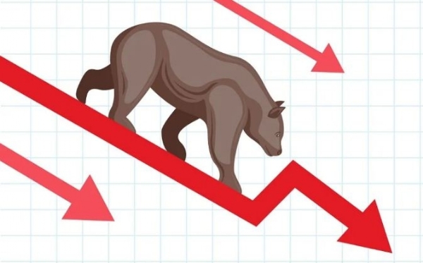शेयर बाजार में जबरदस्त गिरावट