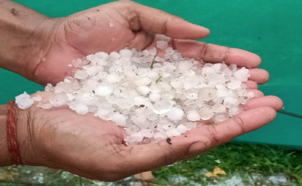 मप्रः भोपाल-मंदसौर में ओले गिरे, कई इलाकों में आंधी के साथ हुई तेज बारिश