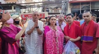 अभिनेत्री रानी मुखर्जी ने मां कामाख्या मंदिर में की पूजा-अर्चना