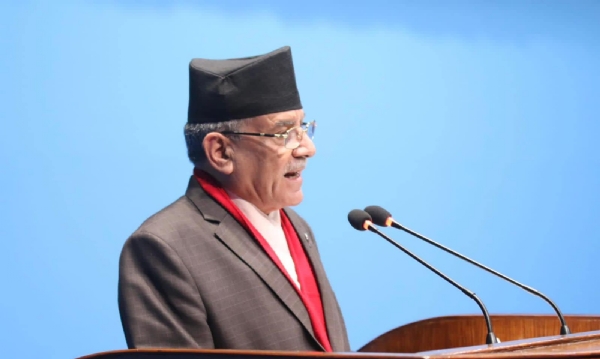 नेपाल के प्रधानमंत्री पुष्प कमल दहल प्रचंड