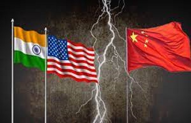 भारत, अमेरिका और चीन। 