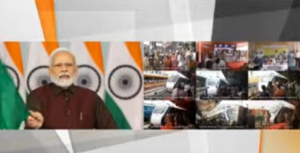 PM flags off nine Vande Bharat trains  update 

