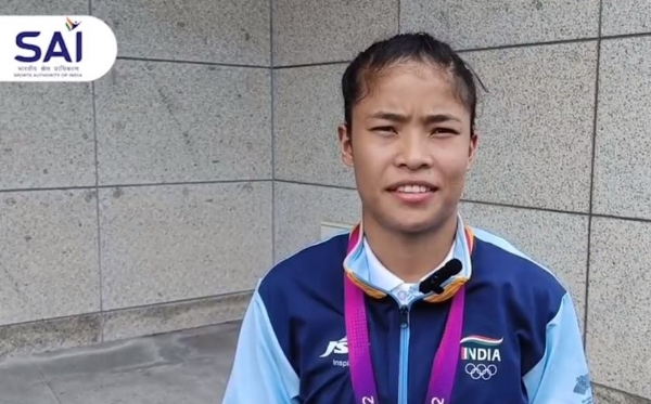 Asian Games silver medallist Roshibina Devi