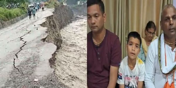 नेपाल में भूस्खलन के कारण फंसे मप्र के श्रद्धालु (सोशल मीडिया से ली गई तस्वीर)