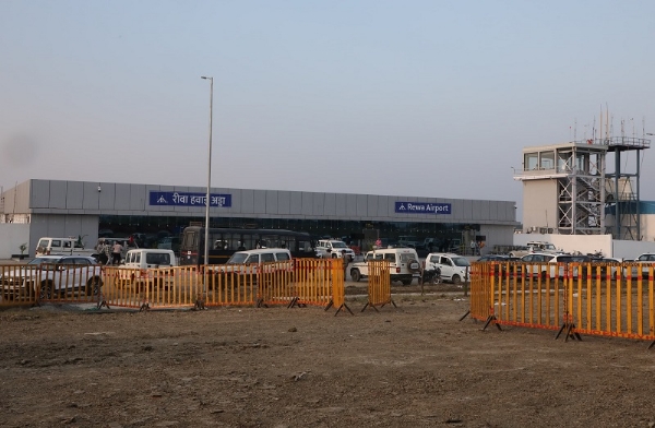 रीवा में नवनिर्मित एयरपोर्ट