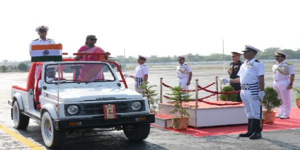 राष्ट्रपति मुर्मु दो दिवसीय यात्रा पर दादरा और नगर हवेली एवं दमन और दीव पहुंचीं