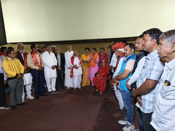 जगत जननी बाड़ी माँ फिल्म प्रीमियर का शुभारंभ विधायक अशोक कोठारी ने किया