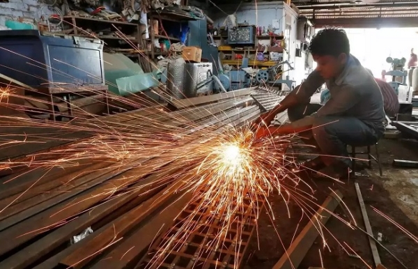 औद्योगिक उत्पारदन के लोगो का प्रतीकात्मक चित्र