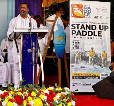कर्नाटक सरकार ने आधिकारिक तौर पर भारत का पहला अंतरराष्ट्रीय स्टैंड अप-पैडलिंग इवेंट लॉन्च किया