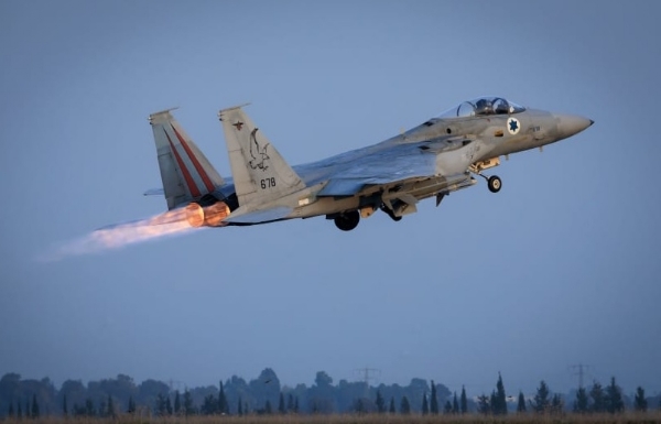 इजराइल वायुसेना का लड़ाकू जेट एफ-15 इस साल एक जनवरी को टेल नोर एयरफोर्स बेस पर। फोटो-इंटरनेट मीडिया