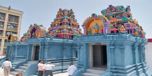 वसई में मुरुगन मंदिर की प्राण प्रतिष्ठा 21 को, तमिलनाडु से आए 32 पुरोहित करा रहे अनुष्ठान