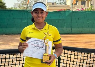 टेनिस : पश्चिम बंगाल की अनाया ने जीता बालिका एकल खिताब, यूपी की आशी शमसेरी उपविजेता