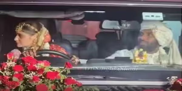 शादी के बाद खुद गाड़ी चलाकर ससुराल पहुंची एक्ट्रेस आरती सिंह, वीडियो वायरल
