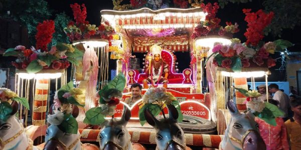 धौलपुर में श्रद्वा और शान से निकली रामभक्त हनुमान की सवारी