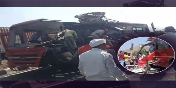 नासिक के चांदवड़ में रोडवेज बस दुर्घटनाग्रस्त, छह की मौत, 17 घायल