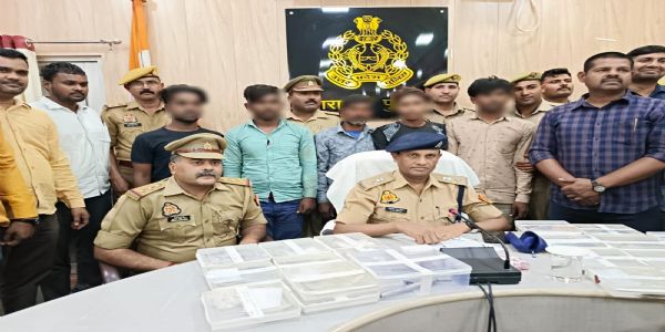 फतेहपुर पुलिस ने पांच चोरों को गिरफ्तार किया