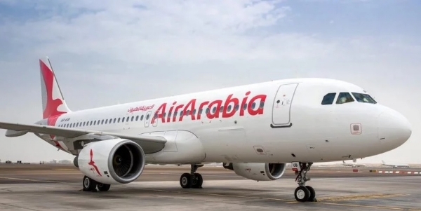 एयर अरबिया फ्लाइट का फाइल फोटो।