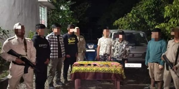 मणिपुर में केसीपी (पीडब्ल्यूजी) के 6 कैडर गिरफ्तार, दो अपहृत व्यक्तियों को मुक्त कराया गया