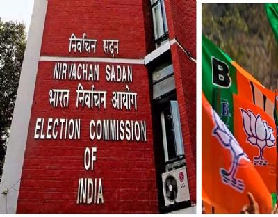 भाजपा ने दो तृणमूल उम्मीदवारों के नामांकन रद्द करने की मांग कर चुनाव आयोग का रुख किया