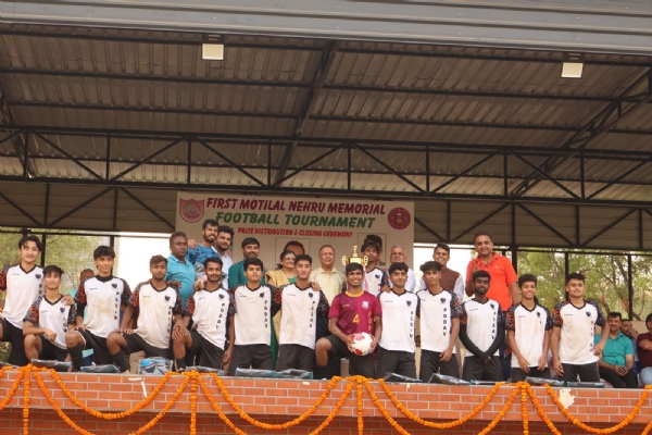 PGDAV WIN MOTILAL NEHRU FOOTBALL TOURNAMENT