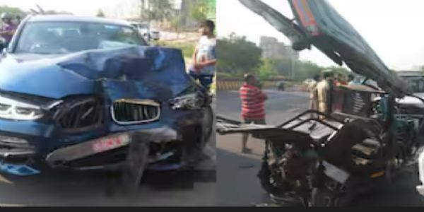 नोएडा में तेज रफ्तार कार ने ई-रिक्शा में टक्कर मारी, दो की मौत, तीन जख्मी
