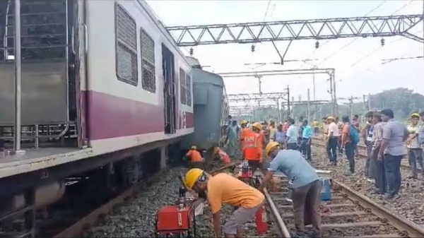 लिलुआ में पटरी से उतरी लोकल ट्रेन, हावड़ा-बैंडल शाखा पर ट्रेन सेवाएं बाधित