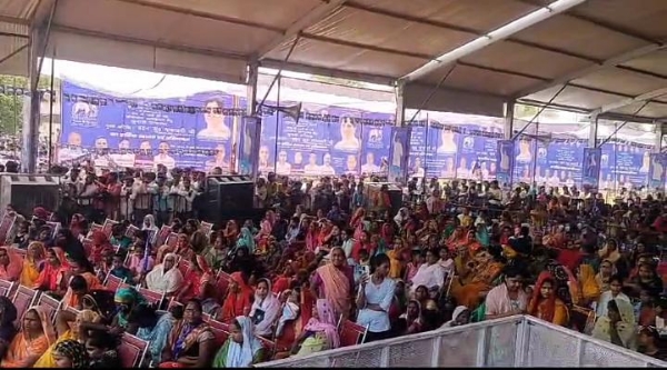 BSP leader Mayavati addressed a public meeting