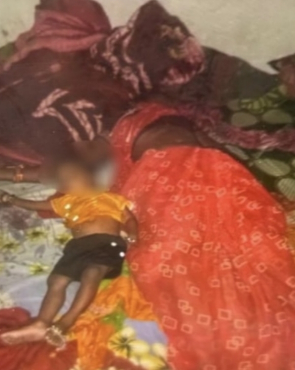 पत्नी और एक मासूम बच्ची की बुधवार- गुरुवार की दरमियानी रात हत्या