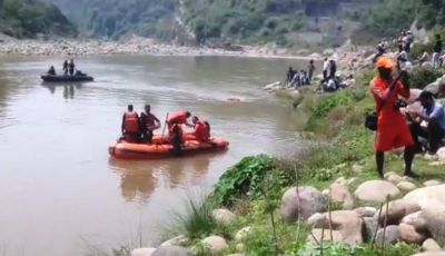 तवी नदी मेें छलांग लगाने वाले युवक की तलाश तीसरे दिन भी रही जारी