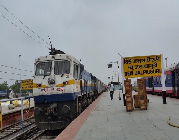 Train at New Jalpaiguri