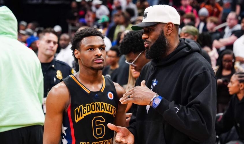 NBA Draft 2024-Bronny son of LeBron James, picked Lakers
