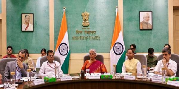 बजट पूर्व परामर्श बैठक में वित्‍त मंत्री निर्मला सीतारमण 