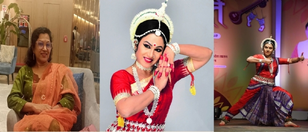 ओडिशी नृत्‍यांगना शुभदा वराडकर, विभिन्‍न मुद्राओं में