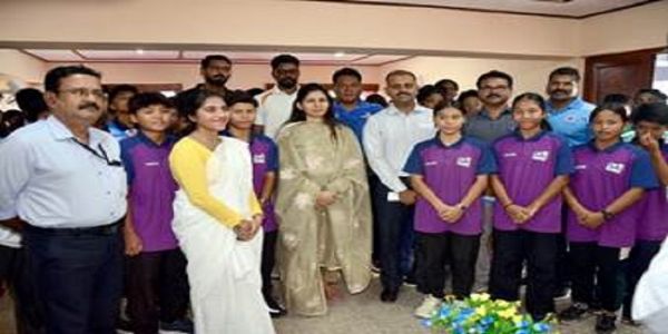 खेल राज्यमंत्री रक्षा निखिल खडसे ने अंडमान-निकोबार द्वीप समूह के श्री विजयपुरम में साई केंद्र का किया दौरा