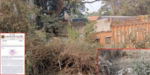 गुवाहाटीः बम विस्फोट स्थल एवं इनसाइड में उल्फा (स्व) द्वारा जारी पत्र की प्रतिलिपि।