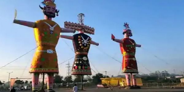 रांची के मोरहाबादी मैदान में रावण दहन की तैयारियां पूरी,मुख्यमंत्री और रक्षा राज्य मंत्री होंगे शामिल