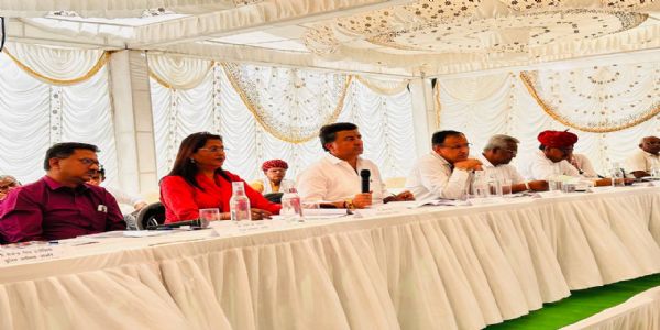 नर्मदा नहर परियोजना की जल वितरण समिति की बैठक सम्पन्न