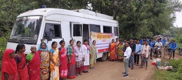 ग्रामीणों को मिली गंभीर बीमारियों की जांच व चिकित्सा सुविधा