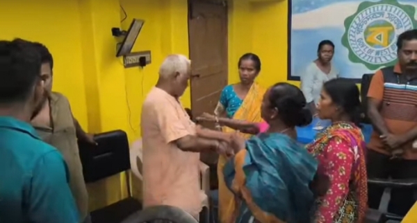 खड़गपुर में पंचायत प्रमुख से मारपिट