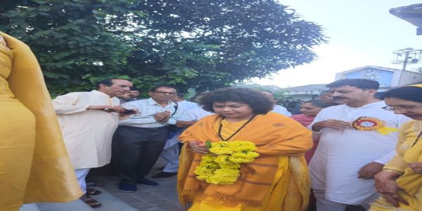भीमा काली मंदिर में शुरू हुआ गोविंद ध्यानम एवं गीता प्रवचन शिविर