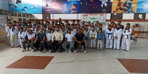 चैंपियंस ताइक्वांडो फेडरेशन ने किया फाइट कैंप का आयोजन, खिलाड़ियों ने दिखाई प्रतिभाग