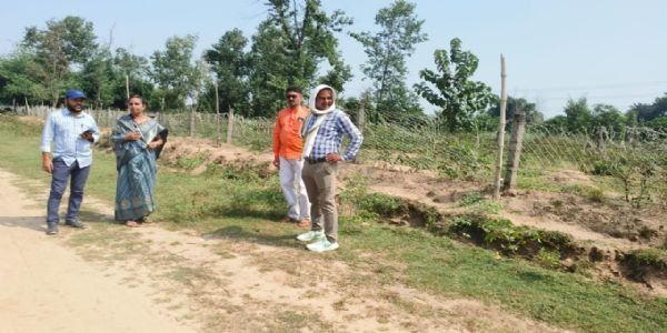मनरेगा लोकपाल ने योजनाओं का किया निरीक्षण