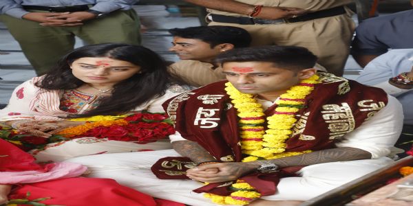 क्रिकेटर सूर्यकुमार ने किए महाकाल दर्शन