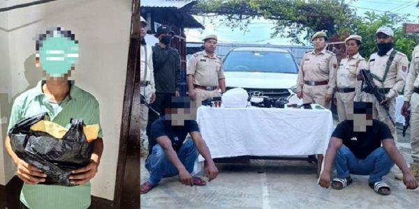 भारी मात्रा में मादक पदार्थ जब्त, तीन आरोपित गिरफ्तार