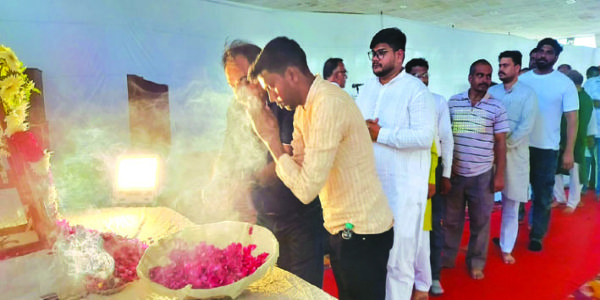 गंगाशरण मददगार का जीवन निष्कलंक रहा:महामंडलेश्वर स्वामी रूपेंद्र प्रकाश